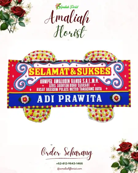 Papan Bunga Ucapan Selamat Singamerta