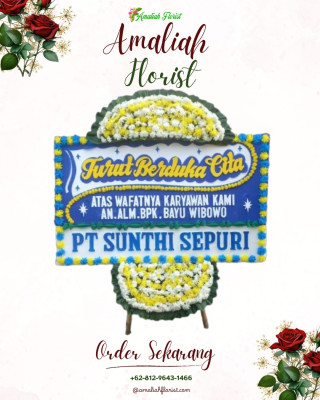 Papan Bunga Duka di Singamerta