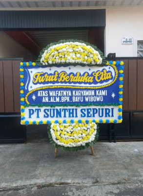 Papan Bunga Duka di Singamerta