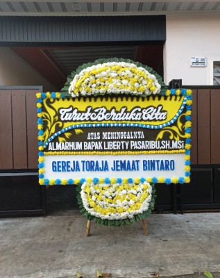Papan Bunga Duka di Singamerta