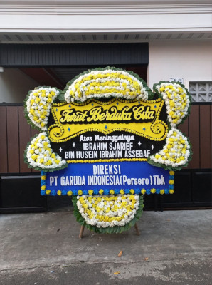 Papan Bunga Duka di Singamerta