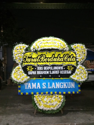 Papan Bunga Duka di Singamerta